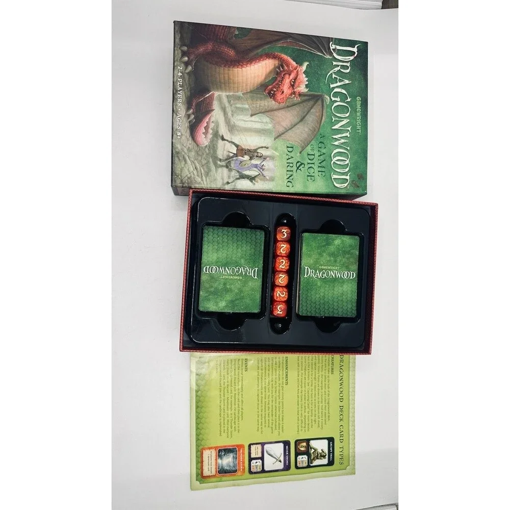 Gamewright Dragonwood A Game of Dice & Daring Board Game - 108